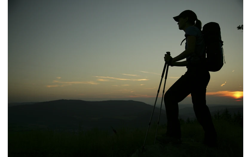 Wanderer im Gegenlicht / Tatonka