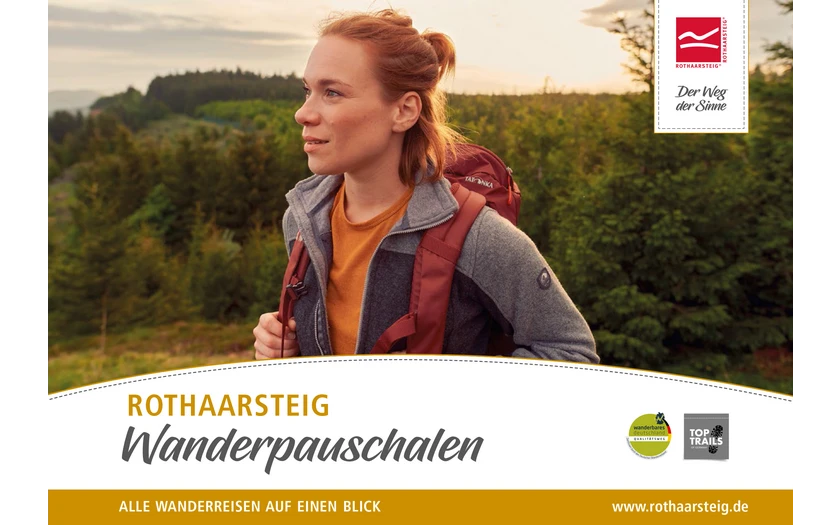 Titelbild Rothaarsteig Reisemagazin 2023
