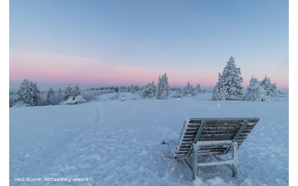 Winterlandschaft auf dem Kahler Asten