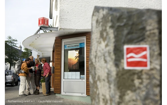 Tourist-Information Brilon direkt am Rothaarsteig