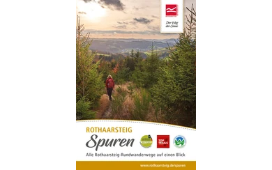Omslagfoto van de brochure van de Rothaarsteig