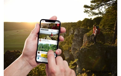 Digitale Wandernadel für den Rothaarsteig und die Top Trails of Germany