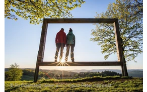 Landschaftsrahmen am Rothaarsteig auf dem Kornberg bei Dillenburg