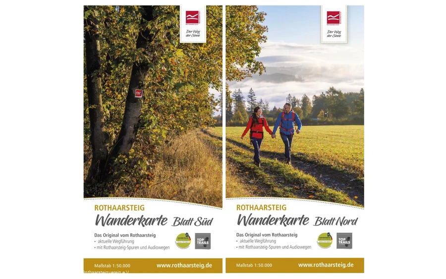 Rothaarsteig Wanderkarte 1:50.000 Rothaarsteig Wanderkarte 1:50.000