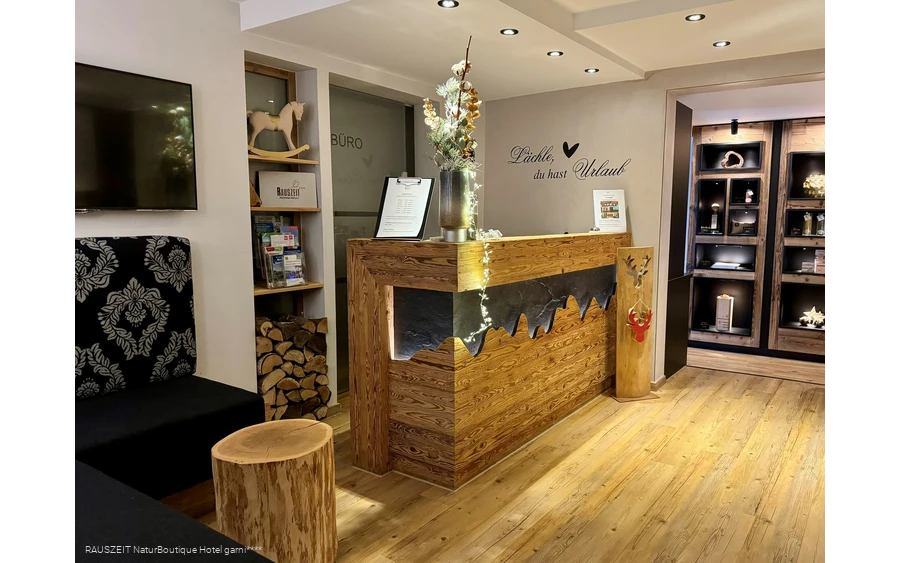 Eingangsbereich im NaturBoutique Hotel RAUSZEIT