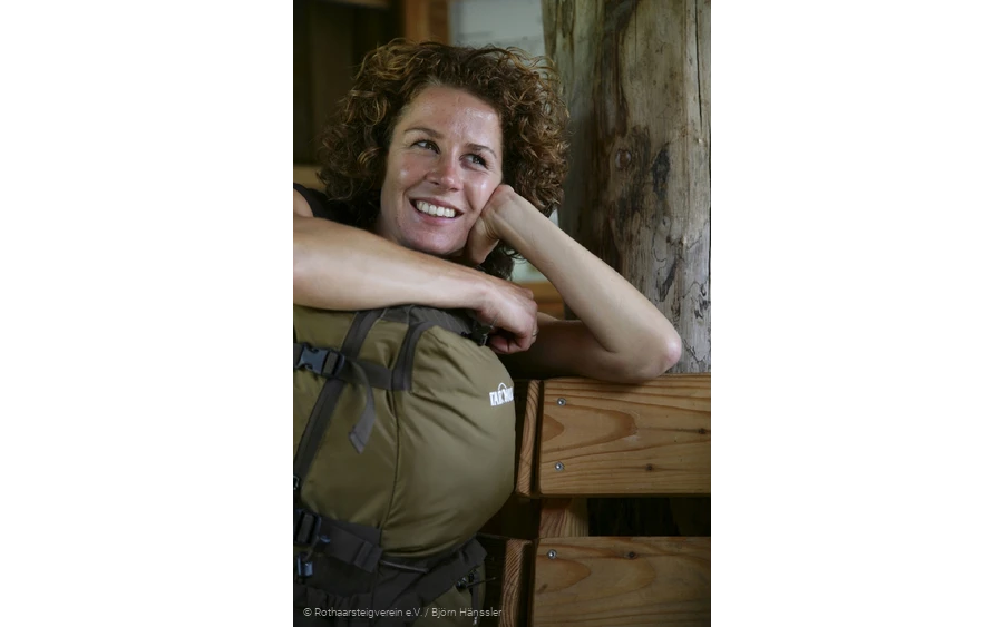 Wanderin auf dem Rothaarsteig