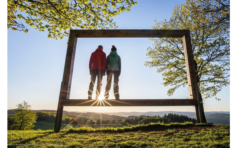 Landschaftsrahmen am Rothaarsteig auf dem Kornberg bei Dillenburg