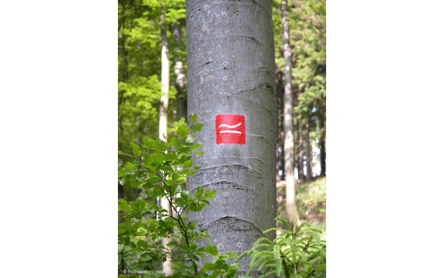 Rothaarsteig Wegezeichen