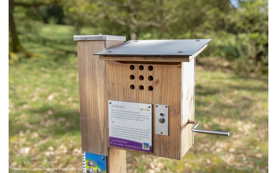Hörstation Verbindungsweg Rothaarsteig-Spur Romantischer Hickengrund - Literatur in der Natur