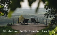 Aussichtsplattform auf der Tiefenrother Höhe am Rothaarsteig
