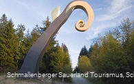 Krummstab von Heinrich Brummack am WaldSkulpturenWeg Wittgenstein - Sauerland