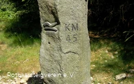 Meilenstein am Rothaarsteig