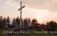 Gipfelkreuz auf dem Clemensberg am Rothaarsteig