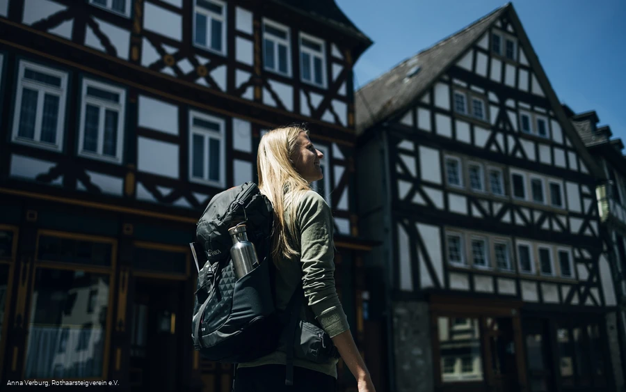 Altstadt von Dillenburg mit Fachwerkhäusern