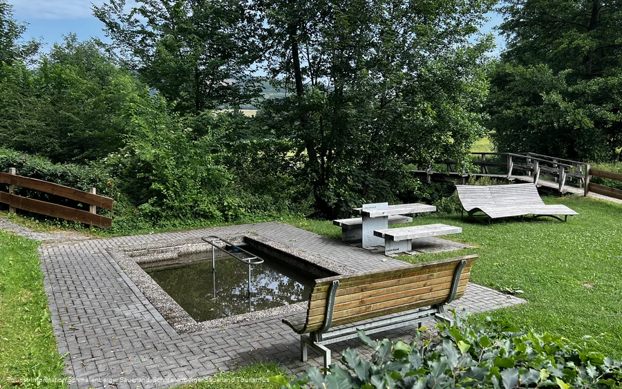 Tretbecken im Hagen in Fleckenberg