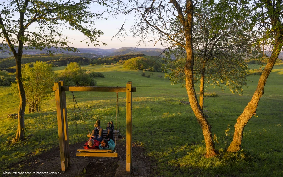 Waldschaukel auf dem Kornberg Waldschaukel auf dem Kornberg