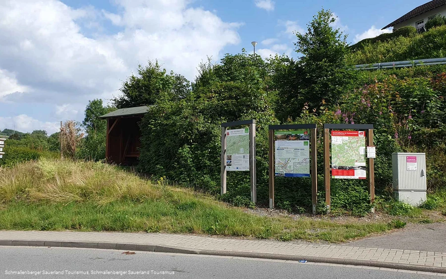 Radstation an der Jagdhauser Straße in Fleckenberg