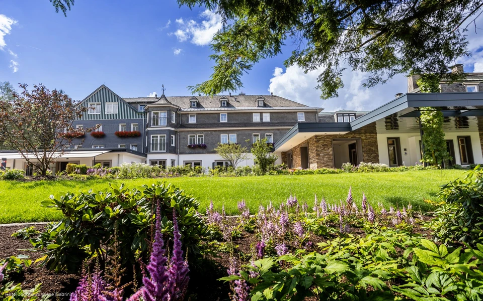 Außenansicht Hotel Jagdhaus Wiese