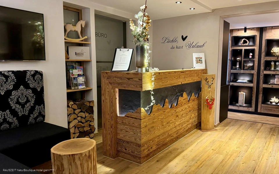 Eingangsbereich im NaturBoutique Hotel RAUSZEIT
