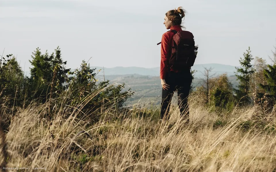 Wanderin auf dem Rothaarsteig