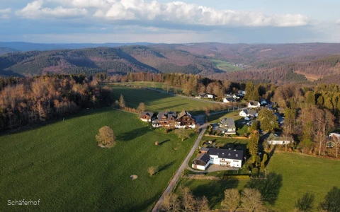 Luftaufnahme Schäferhof in Jagdhaus