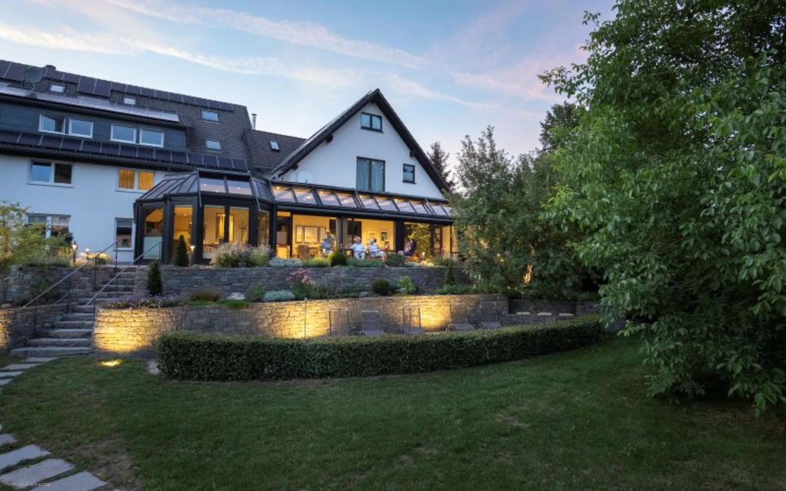 Buitenaanzicht van Hotel im Auerbachtal