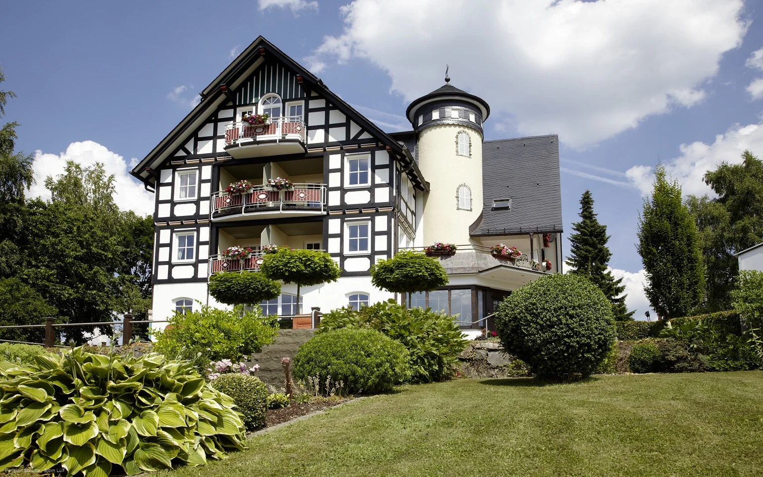 Außenansicht Pension Schütte