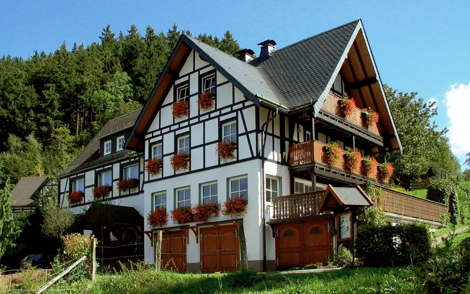 Außenansicht Lauras Landhauspension