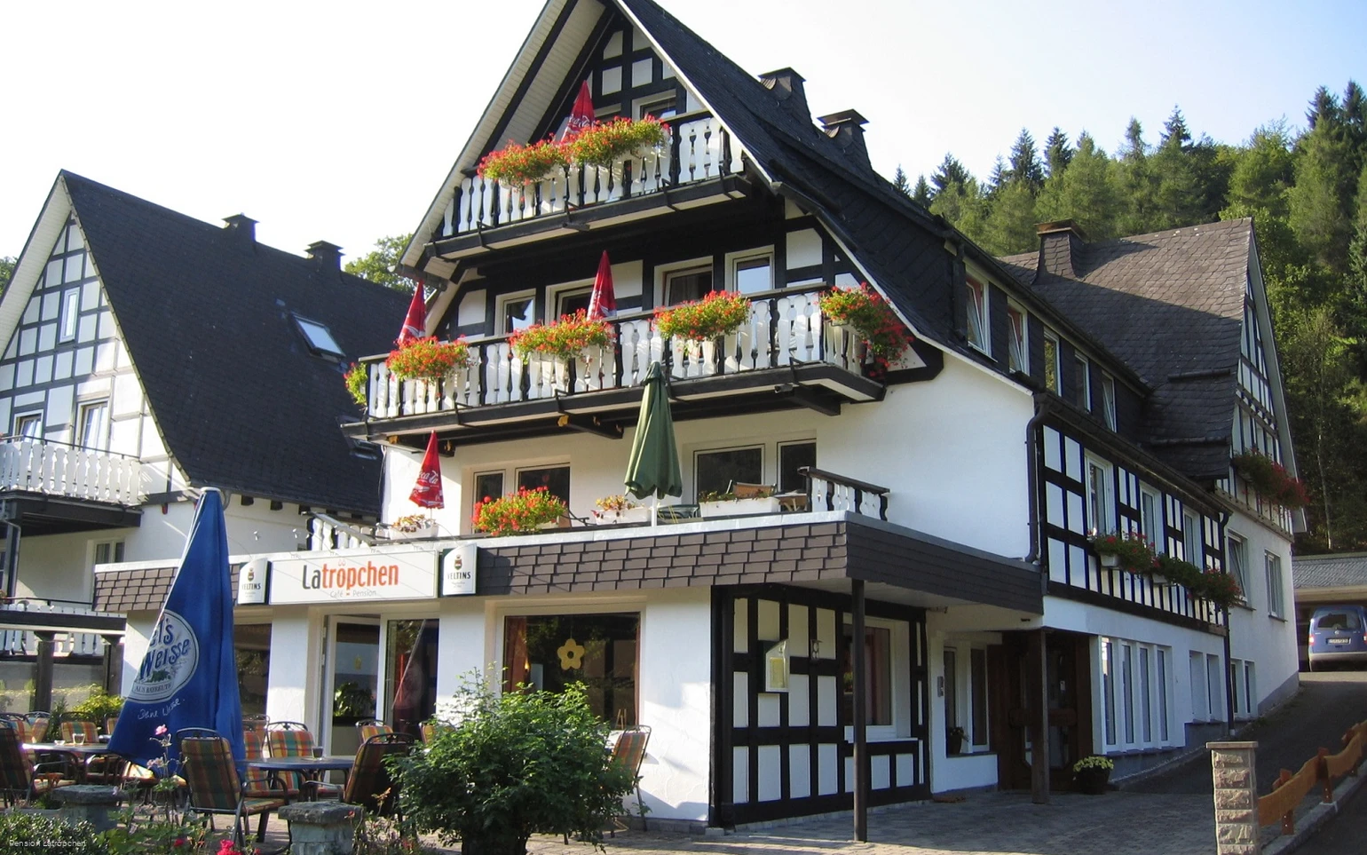 Außenansicht Pension Latröpchen