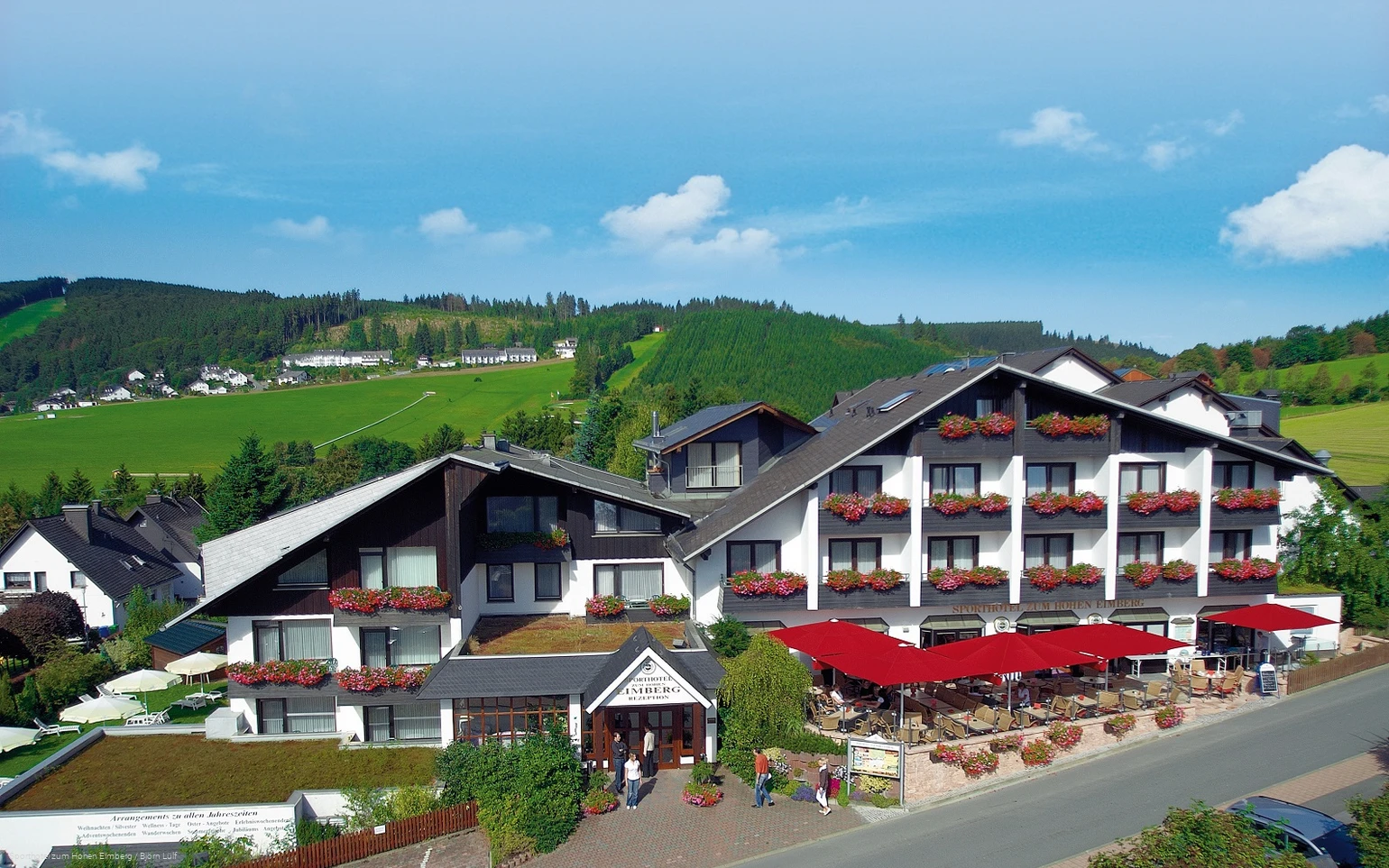 Außenansicht Sporthotel zum Hohen Eimberg