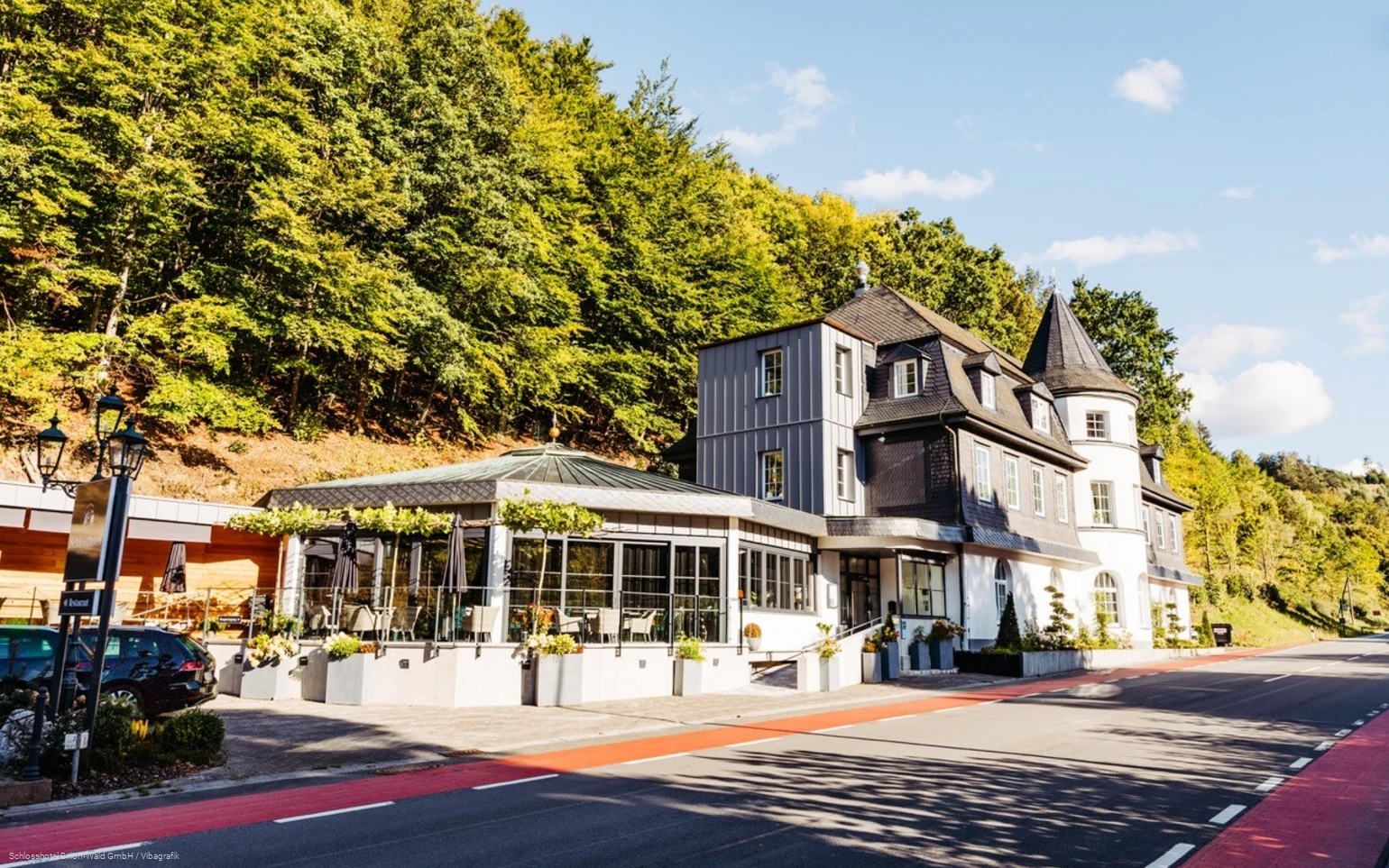 Außenansicht Schlosshotel Brilon-Wald