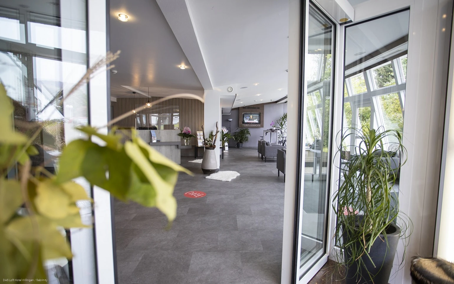 Eingangsbereich DAS Loft Hotel Willingen