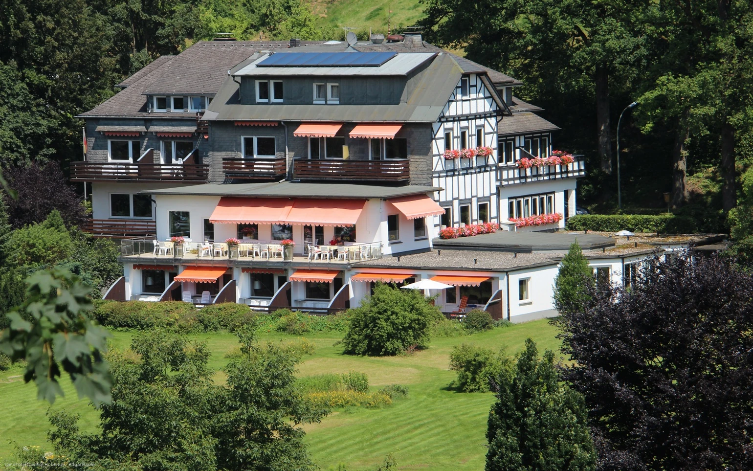 Außenansicht Landhotel Gasthof Hubertus