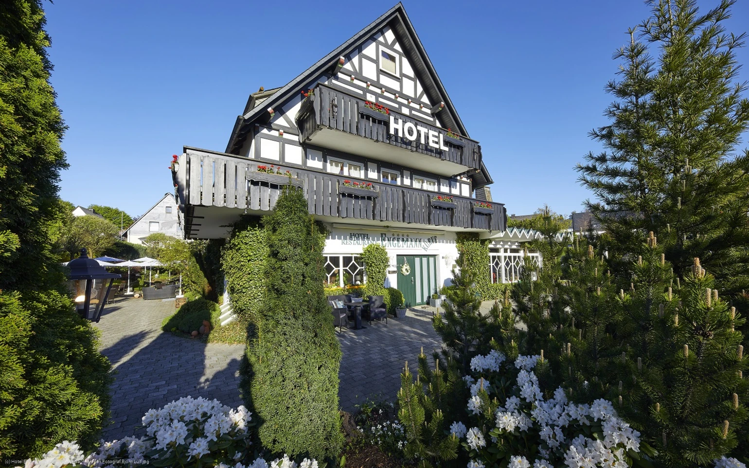 Hotel Engemann Kurve Außenaufnahme, Rothaarsteig Qualitätsbetrieb