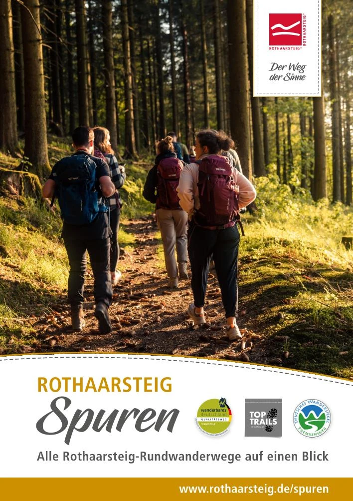 Titelbild Broschüre Rothaarsteig-Spuren