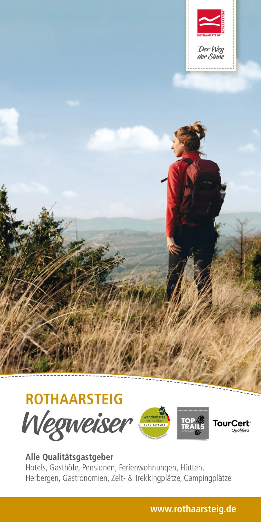 Titelbild Rothaarsteig Wegweiser 2025