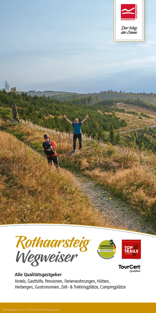 Titelbild Rothaarsteig Wegweiser 2025