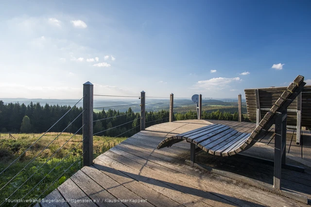 Aussichtsplattform Nase im Wind am Rothaarsteig
