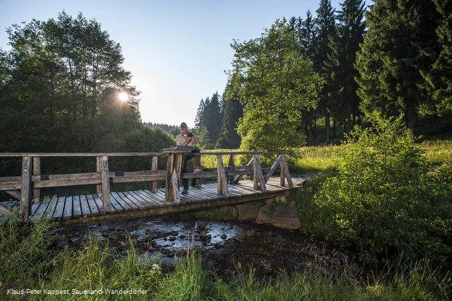 Ranger im Schwarzbachtal am Rothaarsteig