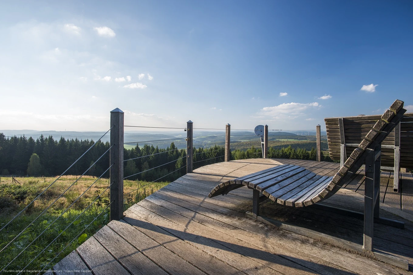 Aussichtsplattform Nase im Wind am Rothaarsteig