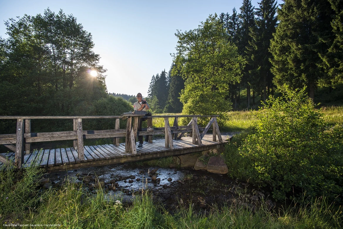 Ranger im Schwarzbachtal am Rothaarsteig