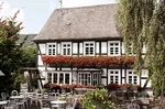 Außenansicht Cafe Heimes Saalhausen Rothaarsteig Qualitätsbetrieb