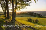 Sonnenuntergang auf dem Kornberg bei Dillenburg