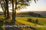 Sonnenuntergang auf dem Kornberg bei Dillenburg