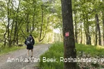 Wanderin auf dem Rothaarsteig bei Rodenbach