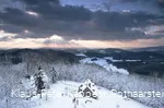 Ausblick von der Ginsburg im Winter
