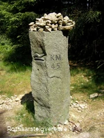 Meilenstein am Rothaarsteig