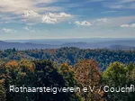 Aussicht von der Ginsburg über die herbstliche Landschaft