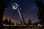 Skulptur "Der Krummstab" am WaldSkulpturenWeg
