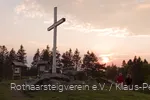 Gipfelkreuz auf dem Clemensberg am Rothaarsteig